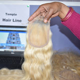Blonde 5*5 Closure 16 inches 1 Piece