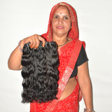 Blunt cut Wavy 18" inches 1 Bundle