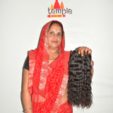 Blunt cut Curly 18" inches 1 Bundle