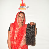 Blunt cut Curly 18" inches 1 Bundle